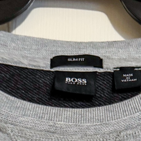 #56 [L-Men] BOSS SLIM-FIT SWEATER WITH CREW NECK/ Hugo Boss - Picture 7 of 10
